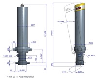 siłownik hydraulika hyva