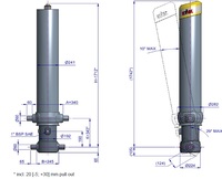 siłownik hydraulika hyva