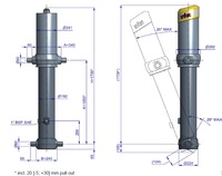 siłownik hydraulika hyva