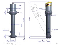 siłownik hydraulika hyva